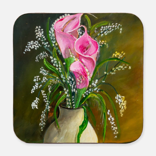 Mom's Flowers Coasters - 4PK